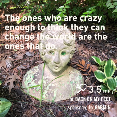 MoMoOn30A's tweet image. 3.5 @CharityMiles for @BackOnMyFeet. Thx @Garmin for sponsoring me. #ThxB2God #BackWhereItBegan #InSpiteOfMyShortcomings🙏🏻🎚🙏🏻 Amos 3:2a, 7