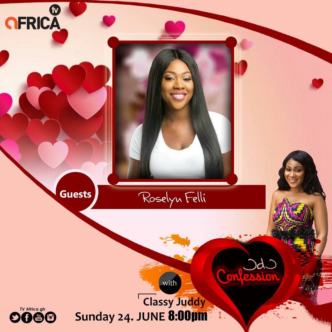 tvafricagh's tweet photo. Roselyn Felli is our guest tonight on #odoconfession at 8:00 PM. Don't miss it @classyjudygh https://t.co/eu7DCq1vQk