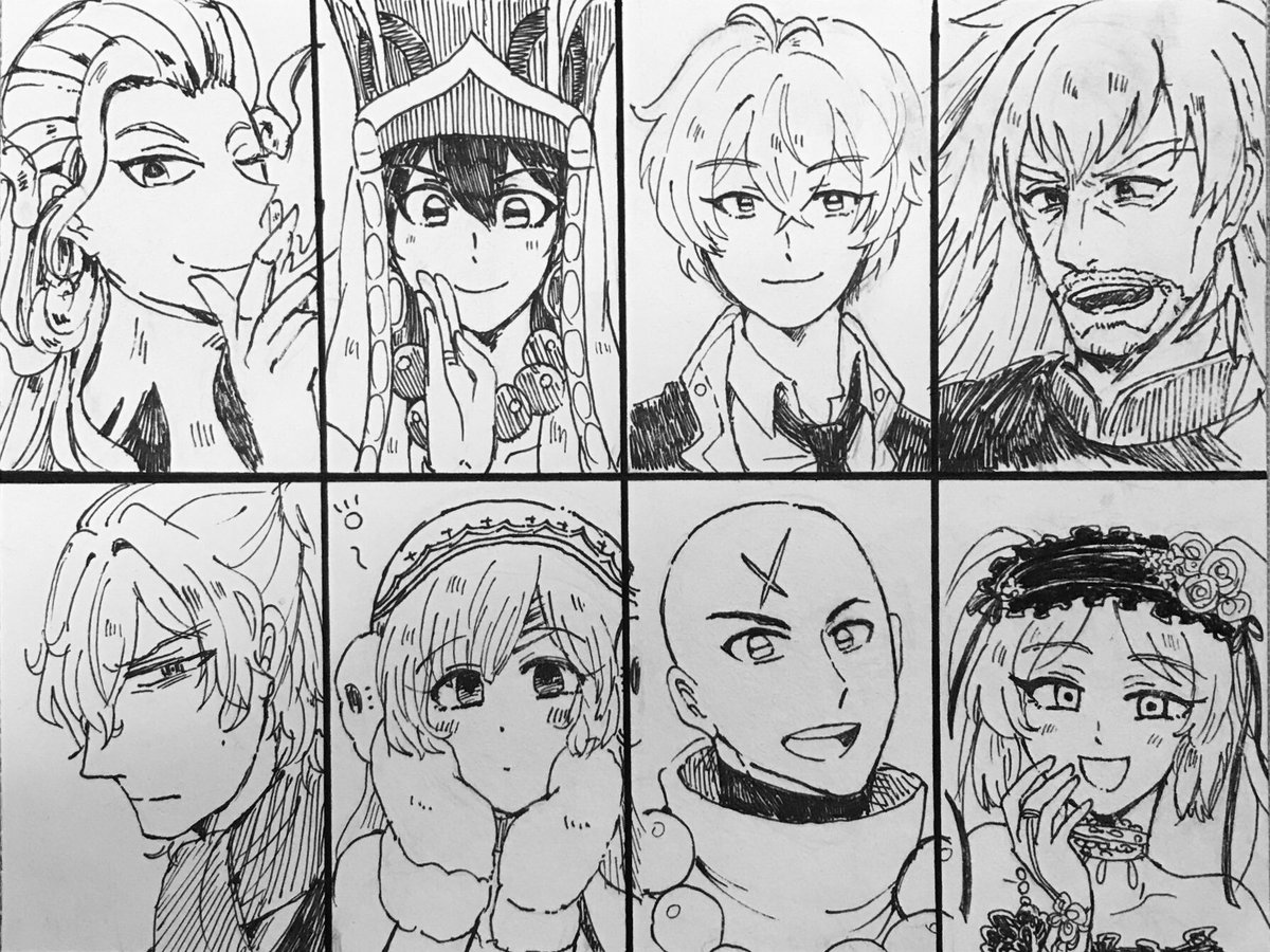 描いてみたかった鯖顔だけ描いてみた 