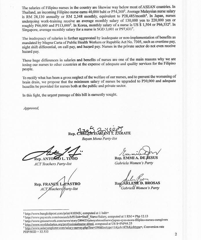 kristinejet's tweet photo. “An Act Upgrading the Minimum Monthly Salary of Nurses to P30,000 and Providing for Benefits for Nurses”

#salarygrade15 
#justicefornurses 
#filipinonurse https://t.co/3iZrWoMPfM