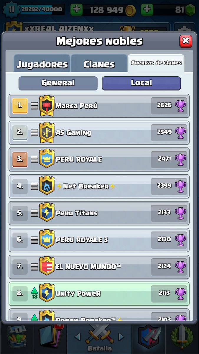 CRPO l Callao- Clash Royale tweet media