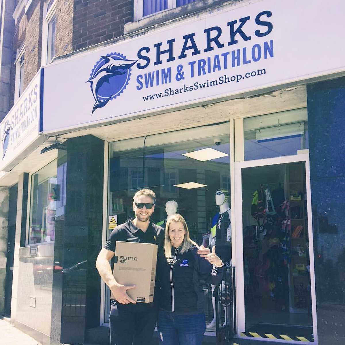 Thank you to the amazing team <a href="/SharksSwimShop/">Sharks Swim and Triathlon 🦈</a> for helping me on my next quest - SwimRun 😳🙈 the team were brilliant - a must visit 👍