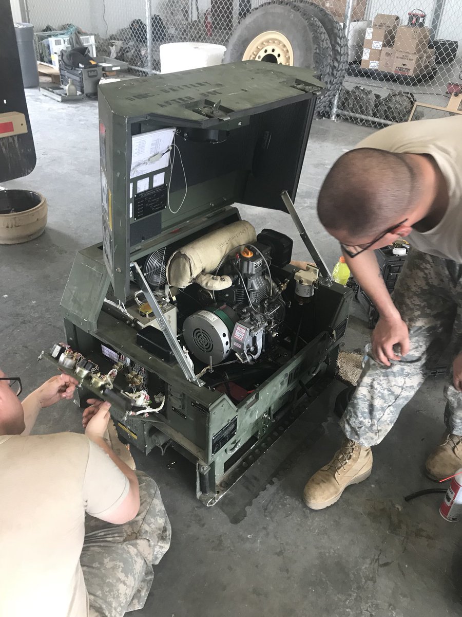 CavSaber06's tweet photo. As we reach the last phase of our large collective training exercises, Maintenance PLT of D CO gets busy.

In addition to the vehicles that need repaired, they have to ensure vehicles are properly dispatched &amp; records are tracked. 

We couldn’t do what we do without this Platoon. https://t.co/V4GZmkqUPI