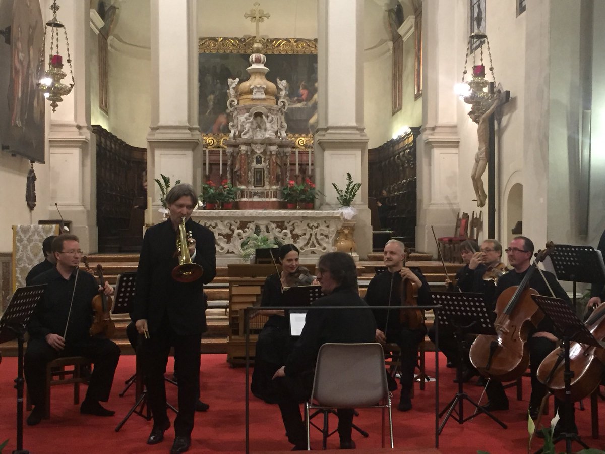 proseccofest's tweet photo. Sul palco del VI #ProseccoFestival, insieme al Maestro #Bashmet, la stella Sergey Nakariakov che con le note della sua tromba ha incantato il pubblico di #Conegliano https://t.co/NucTIwq06n