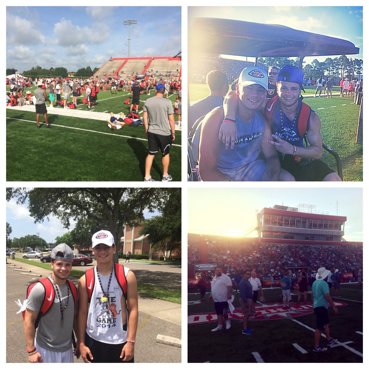 TauntonFootball's tweet photo. Another great Manning Passing Academy. Great to have Noah and Brayden representing the THS Tigers. #gotigers https://t.co/W34es4VeTf