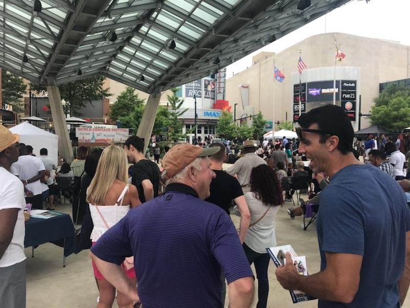 SheaforMD's tweet photo. Enjoying the World Heritage Festival in Silver Spring. Incredible foods and performances from all over the world, and of course, wonderful people too. https://t.co/gpQZwYJ9kg