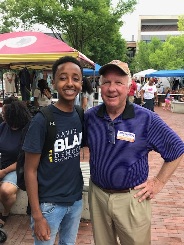 Enjoying the World Heritage Festival in Silver Spring. Incredible foods and performances from all over the world, and of course, wonderful people too.