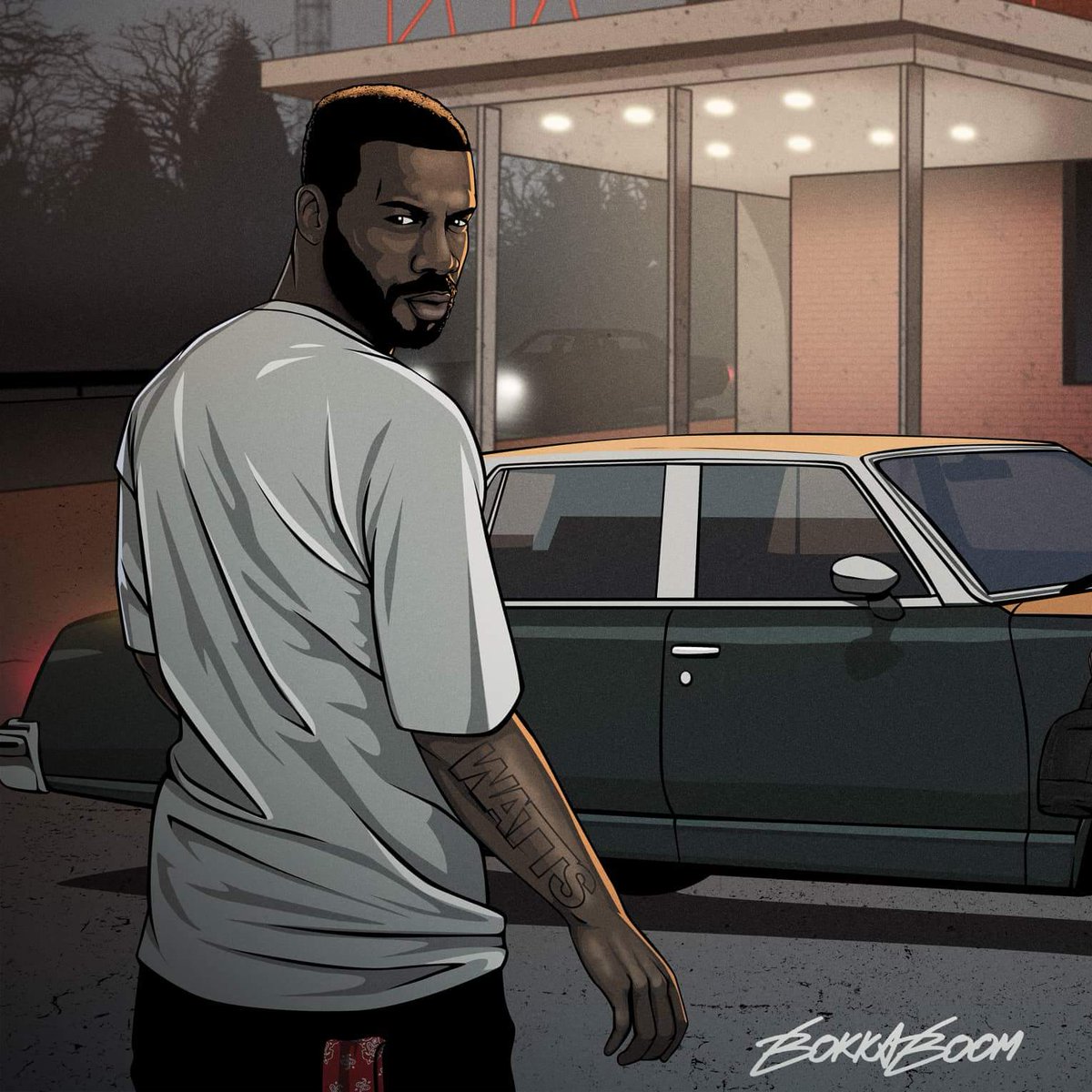 BokkaBoom's tweet image. Out of Sight-out of mind #OSOM video inspired  #jayrock #jcole #Redemption #hiphop #rap #Rappers #illustrations #art #Motel #Cadillac #hood #NEON #money #Graphics #win #championshiptour #gangstars #realhiphop #TDE