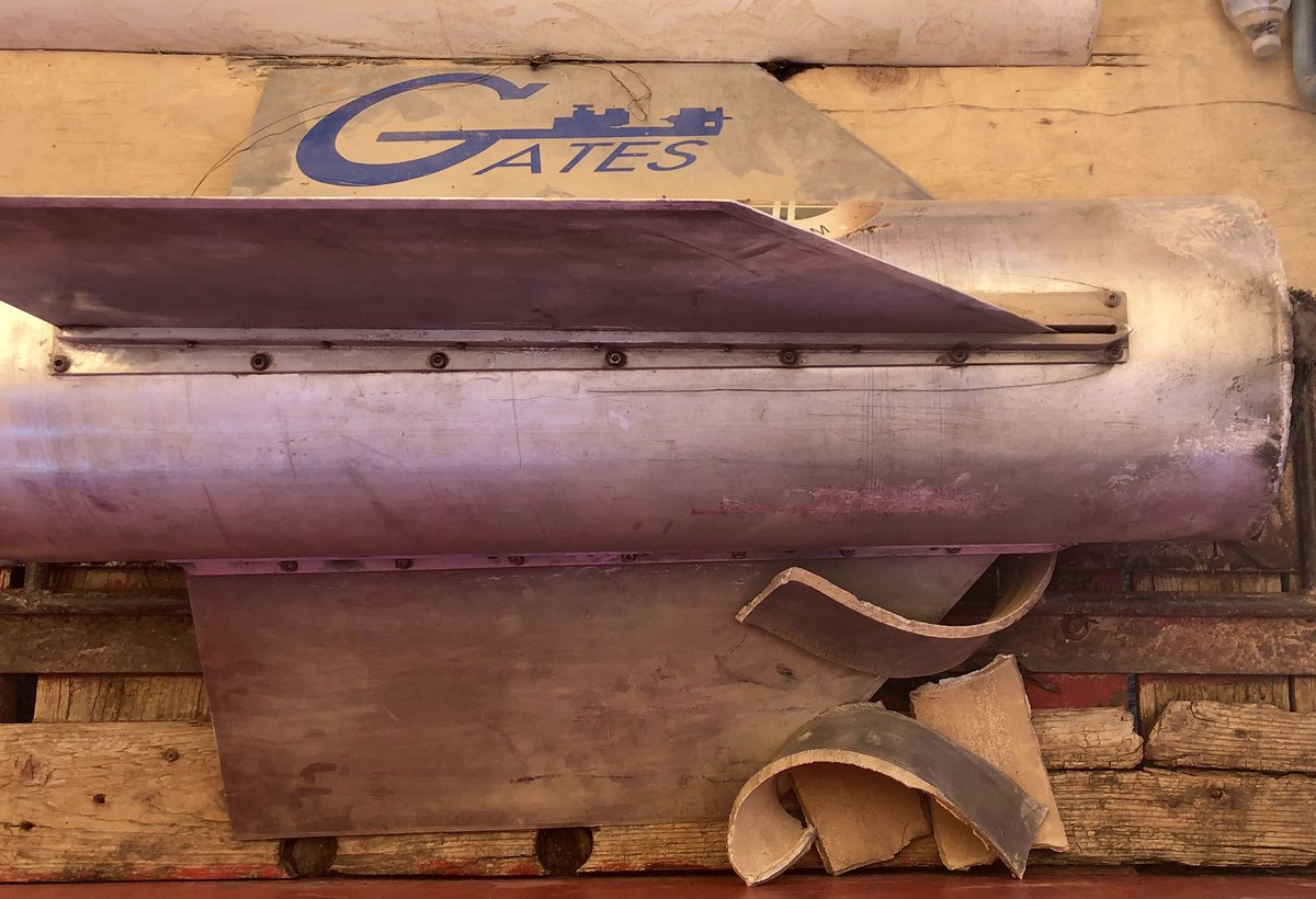 AHHSRocketry's tweet photo. The Big Ugly had an amazing launch and a memorable decent! It’s impact at @WSMissileRange is where it will remain, 16ft underground. We are happy we were able to recover a momento🐴🚀@AHHSmules @AHSFoundation @AHISD @Principal_Coach @ADSTeach13 https://t.co/L8IYnmz4hI