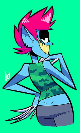I revamped this unusually slender blueberry I designed a couple years back