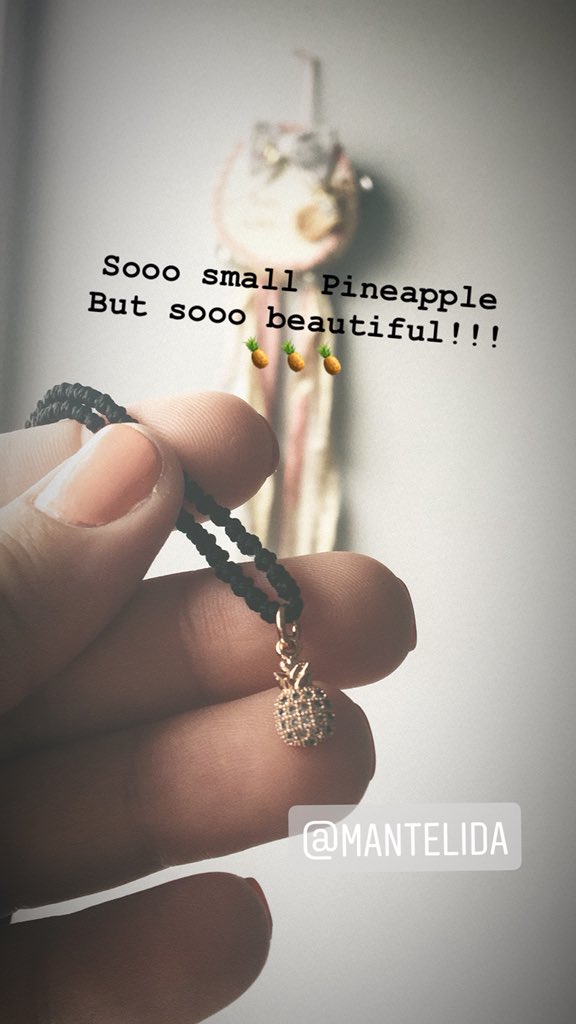 mantelida's tweet photo. New pineapple 🍍 necklaces!!!! #mantelida #handmade #jewelry #necklace #swarovski #summercollection #pineapple #justforthesummer https://t.co/WiURmixkzZ