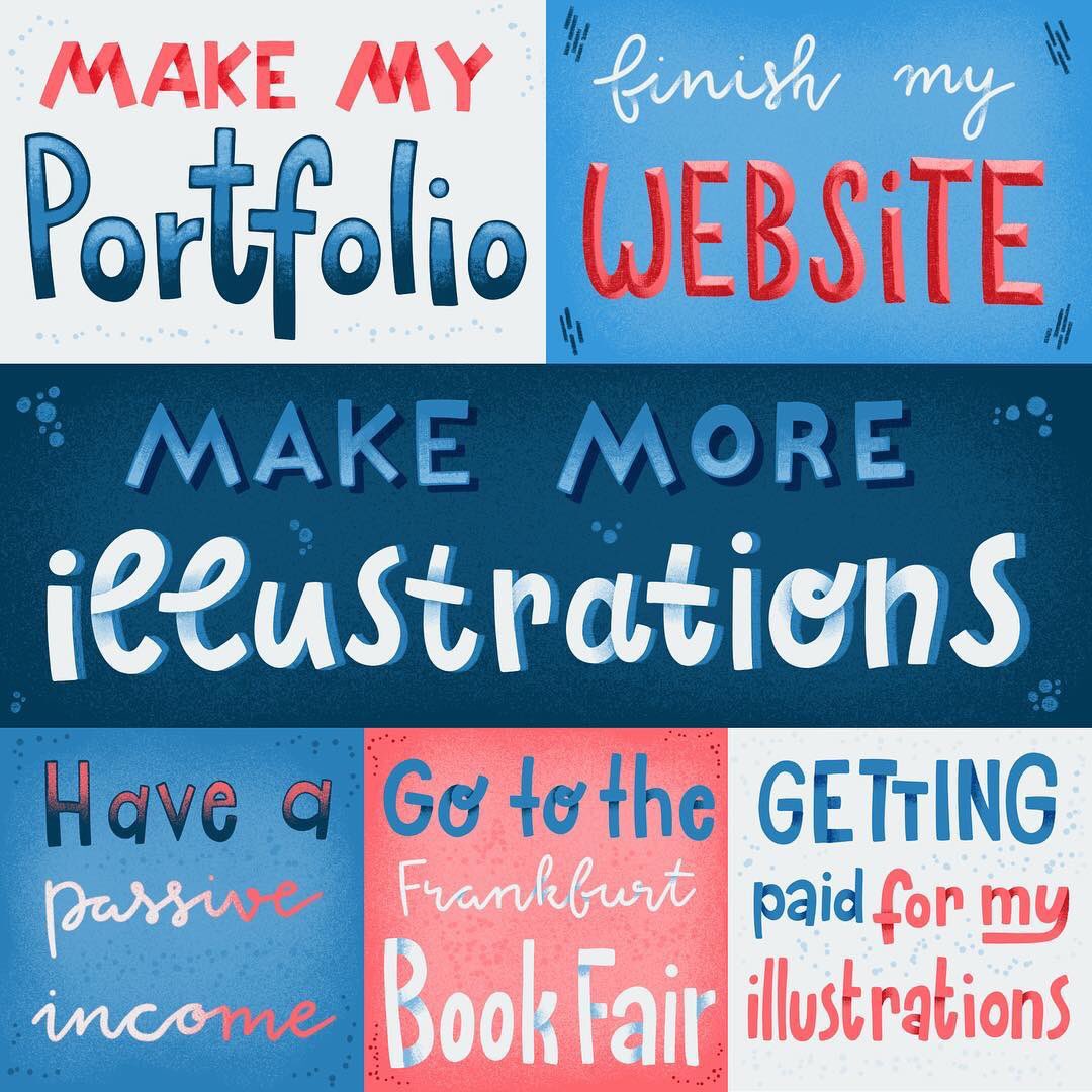 Skrich's tweet image. #homwork #handletteringchallenge #handlettering #motivation #goals #illustration