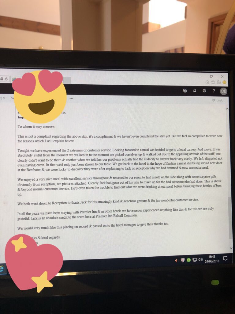 PIBalsallCommon's tweet photo. ⭐️ This is above and beyond normal customer service! ⭐️
-
Jack, you are a superstar! 💫
-
#4MomentsOfTruth #ATeamThatCares #IssuesHandlesWithHeart https://t.co/hJMgFhTxnY