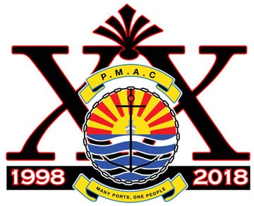 PmacPorts's tweet photo. PMAC 21st AGM: Conference logo marks the 20th year of service of the Port Management Association of the Caribbean (PMAC). The PMAC replaced the Port Management Association of the Eastern Caribbean in expanding its sphere of service and influence. https://t.co/y3P53O2KTD