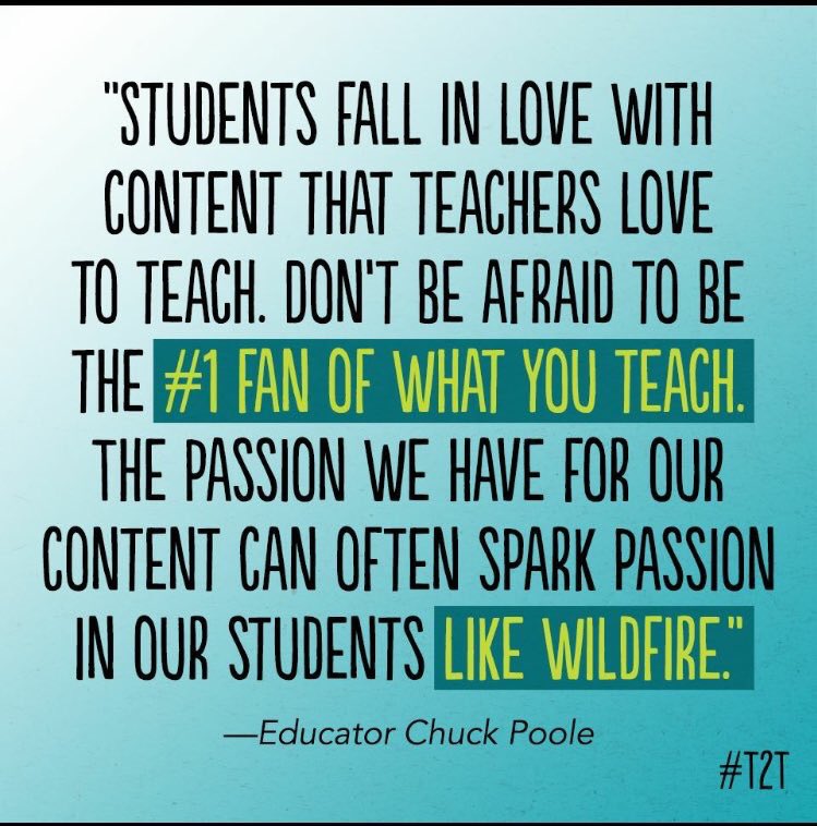 jeffhiseredu's tweet photo. Regardless of our roles as educators, it’s vital to always remain aware of our “why”. Great things occur when we display our passion for why we do it!

#edchat #leadupchat #joyfulleaders https://t.co/w4UoFP8CaL