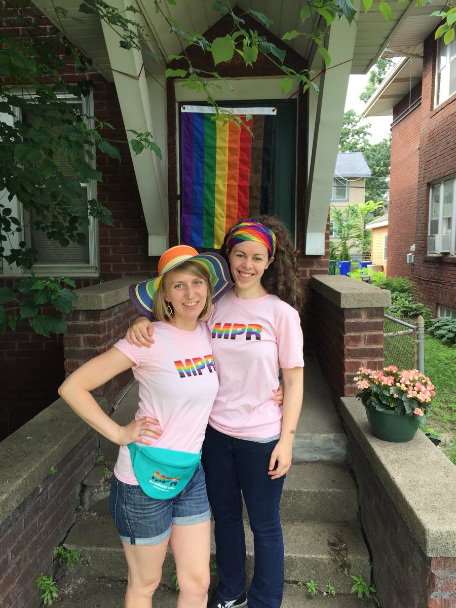 Happy. Proud. Ready to march. #TCPride #mprlife