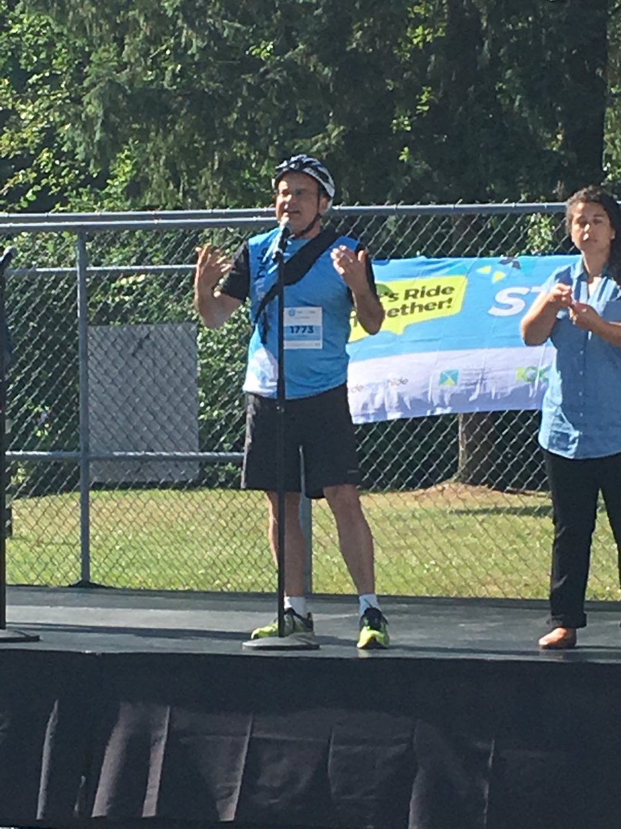 traceyleebarr's tweet photo. Moving speech from ⁦@MayorStewart⁩ about his connection to mental health #RideDontHide #cmha100 https://t.co/q2UGY4rgkq