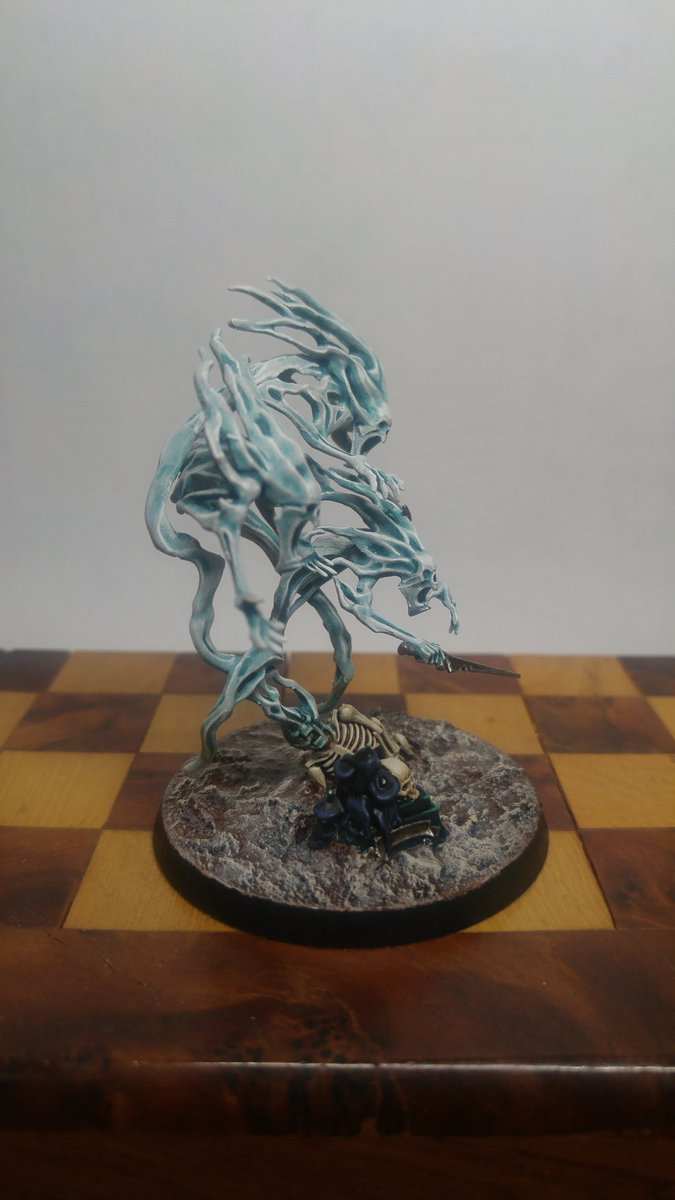 lightningfist31's tweet photo. My first nighthaunt ghosty done. As a tester I think it came out nicely. Very spooky and made use of @MengelMinis tips. Cheers :) #malignants #nighthaunt #inprogress #tester #aos #aos2 #ghosts #tabletop #manymoregames #wargaming #miniatures #spirithost https://t.co/MIPg4kVNYZ