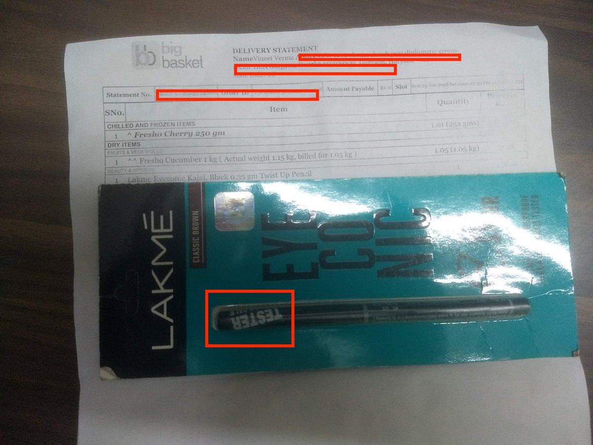 vineetverma_it's tweet image. @bigbasket_com what kind of a service are you providing where your customer care does not respond and the products you are selling are even labeled NOT for sale? Have your standards fallen so low..??

#PoorResponse #BadService #ShittyCustomerCare