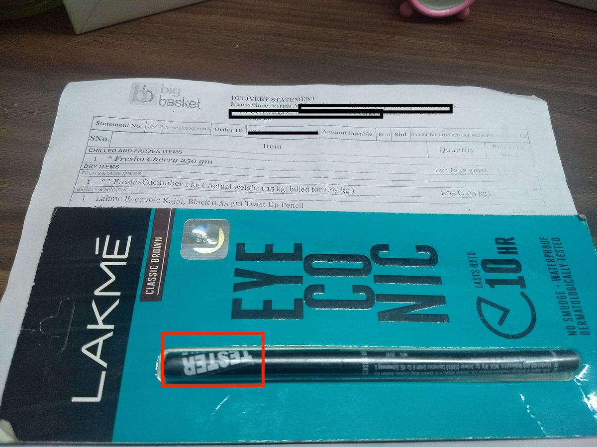 vineetverma_it's tweet image. @bigbasket_com what kind of a service are you providing where your customer care does not respond and the products you are selling are even labeled NOT for sale? Have your standards fallen so low..??

#PoorResponse #BadService #ShittyCustomerCare