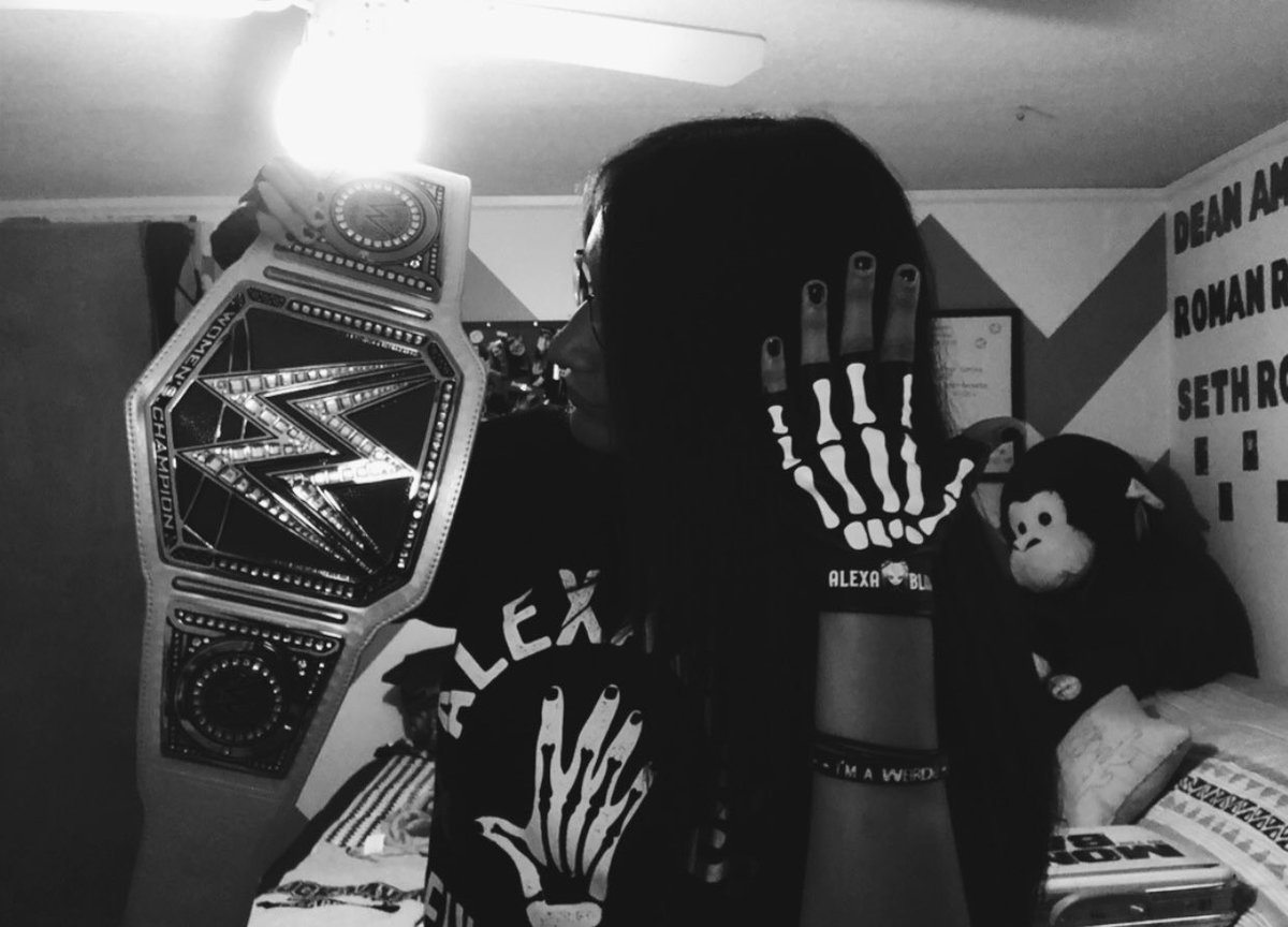 eriikaswrld's tweet photo. “i am enough”

thank you @AlexaBliss_WWE for teaching me that i am enough and i can do whatever i put my heart to. you inspire me every day to chase my dreams and never stop fighting no matter how hard things may get. i love you &amp; im so proud of everything you’ve accomplished🖤 https://t.co/w3VBT6W1nV