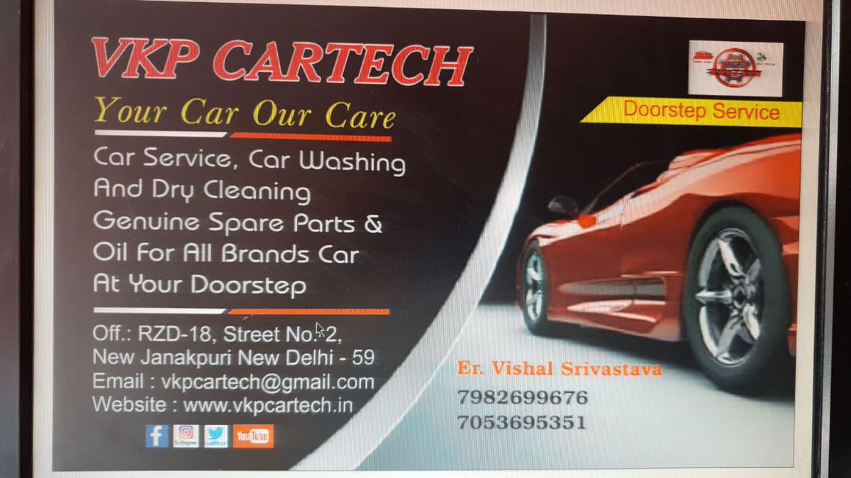 VCartech's tweet image. Doorstep car service within 80 min