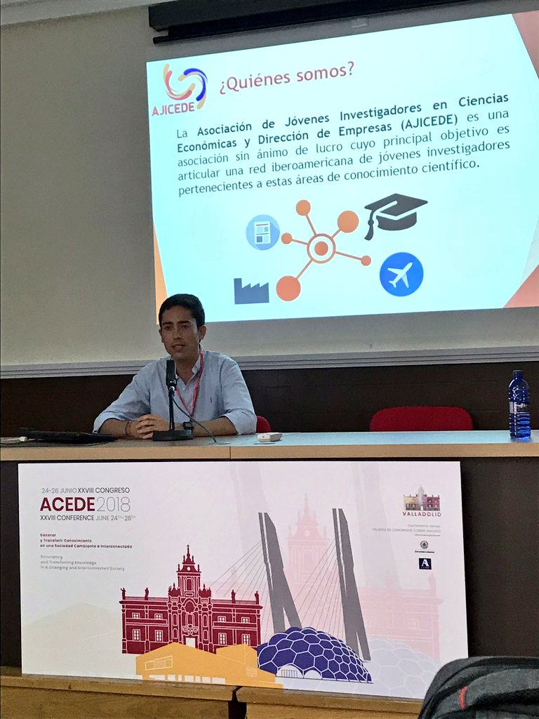 Muy agradecidos por la oportunidad de presentar nuestra Asociación en la reunión de la sección #ACEDEDOT en el marco del Congreso <a href="/acede2018/">ACEDE2018</a> en Valladolid.