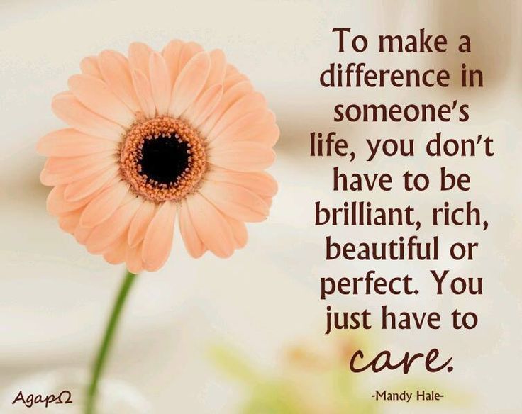 Never stop doing little things 4others. Sometimes, those little things occupy biggest part of their hearts