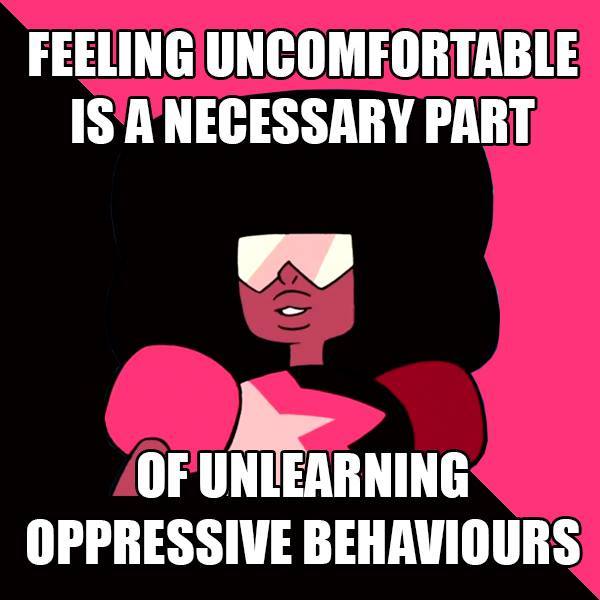 If you'd like to stop participating on the side of patriarchy and white supremacy, the first step is to learn. And that won't be easy.