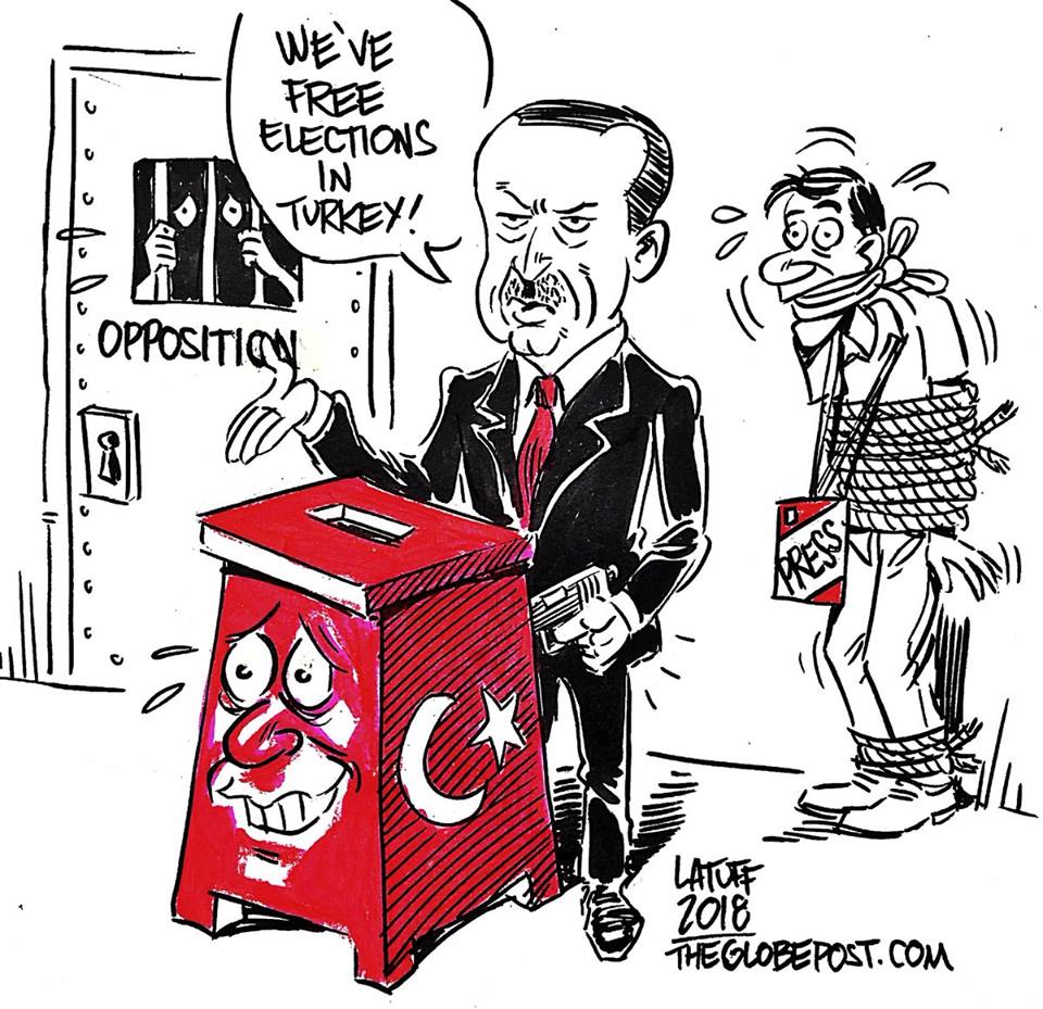 “Free”, #elections today in #Turkey #TurkeyElections2018 
#TurkeyElection