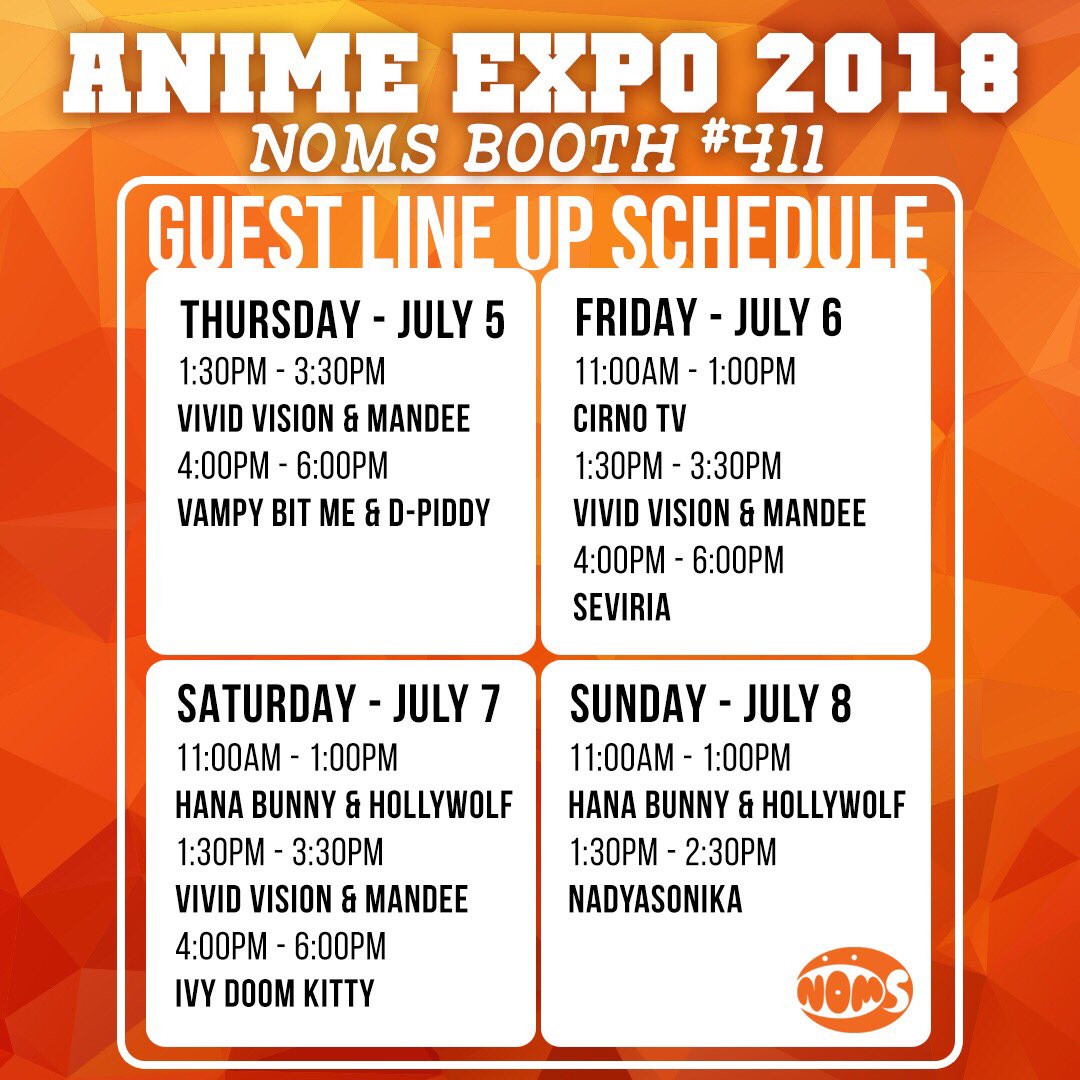 Anime Expo Schedule Saturday