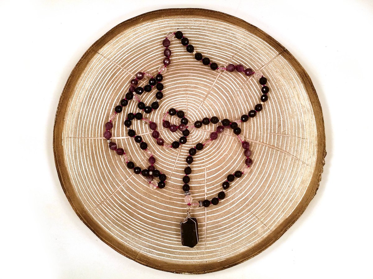 Mindful_Methods's tweet image. Amethyst, Crystal Quartz + Black Tourmaline Pendant 108 Mala tuppu.net/4cb3604e #Etsy #mindful #MindfulMethodsShop #Gift