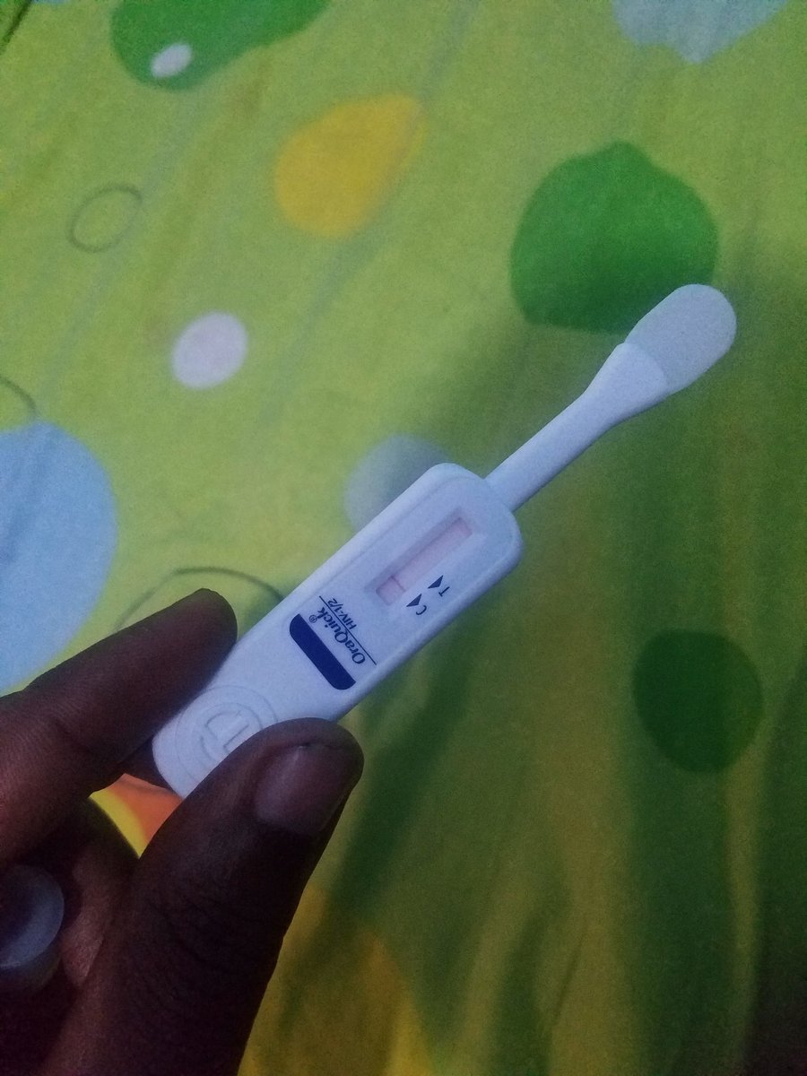 Rirewaju's tweet photo. I just took my Oral HIV self test 

Gues who is negative 🤘🤘✊

Another month of 😆 assured..Thank you @slidesafeng https://t.co/cmJRLAPn2h