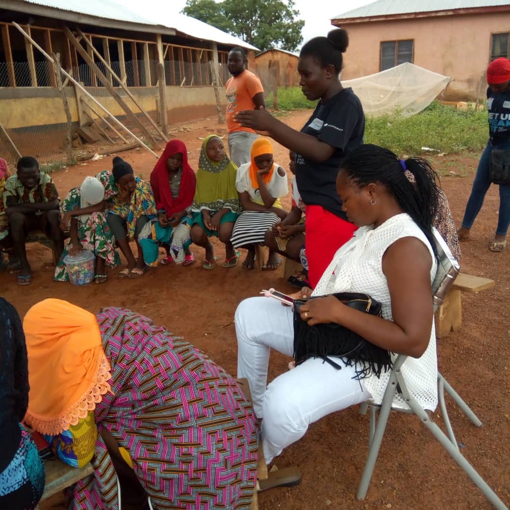 YAMghana's tweet photo. #CSE Facilitators today at Katariga community in Tamale. Relentless zeal and passion to have well informed out-of-school young people. Well done @RafiaAdam3 , @Yineboma and @YussifNimatu . #CSEinGH #KnowItOwItLiveIt #YouthConnect https://t.co/SoGYAO17qv
