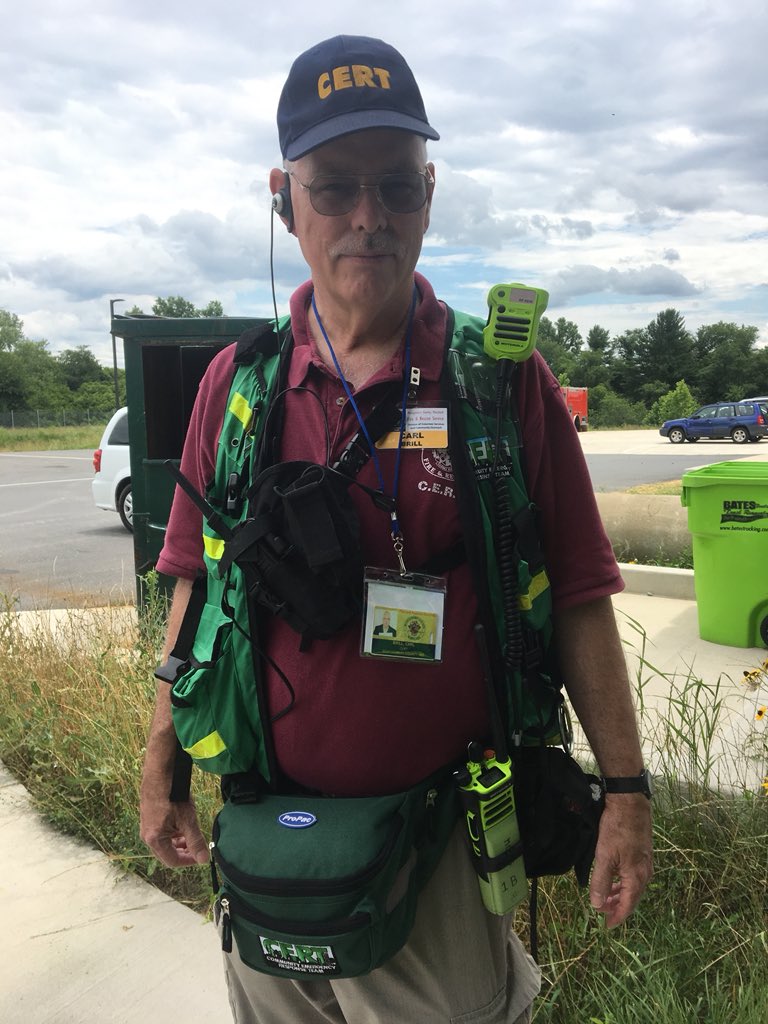 PGCountyOHS's tweet photo. Last #CERT exercise scenario briefing at the High Bay. **EXERCISE** Flooding in low lying areas. Tornado also damaged some buildings. Search and rescue, triage, scene evaluation, medical transport needed. **EXERCISE** #LearningForLife #Training #CERTCON2018 @Citizen_Corps https://t.co/rHMzrSXDh8