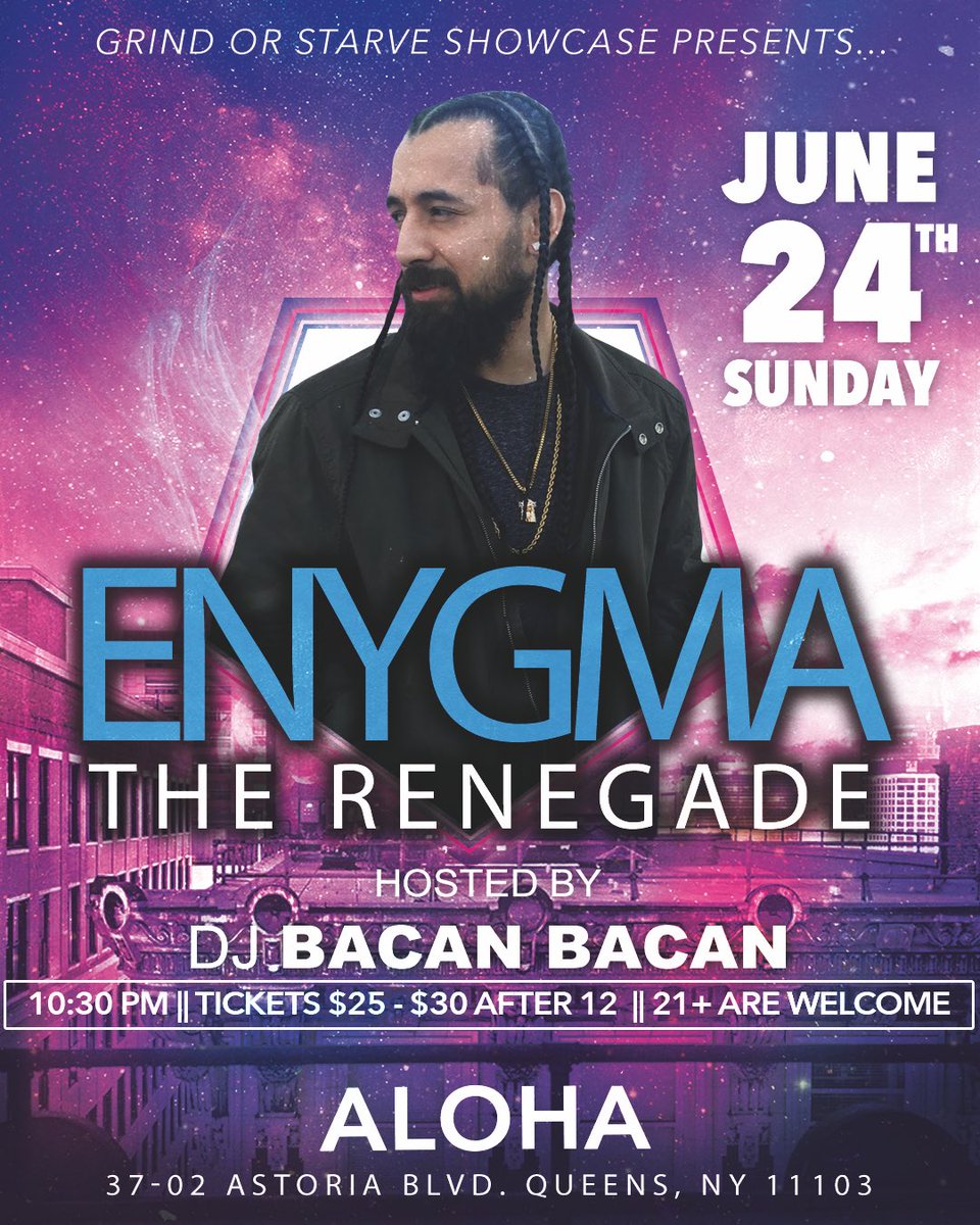 Renegade3NYgma's tweet photo. Pull up tonight, Ima be with my bro #Arinova at Aloha in #Astoria with @DJBACANBACAN from @LaMega #music #lamega #latin #nyc #queensny https://t.co/veLg9R7BbU