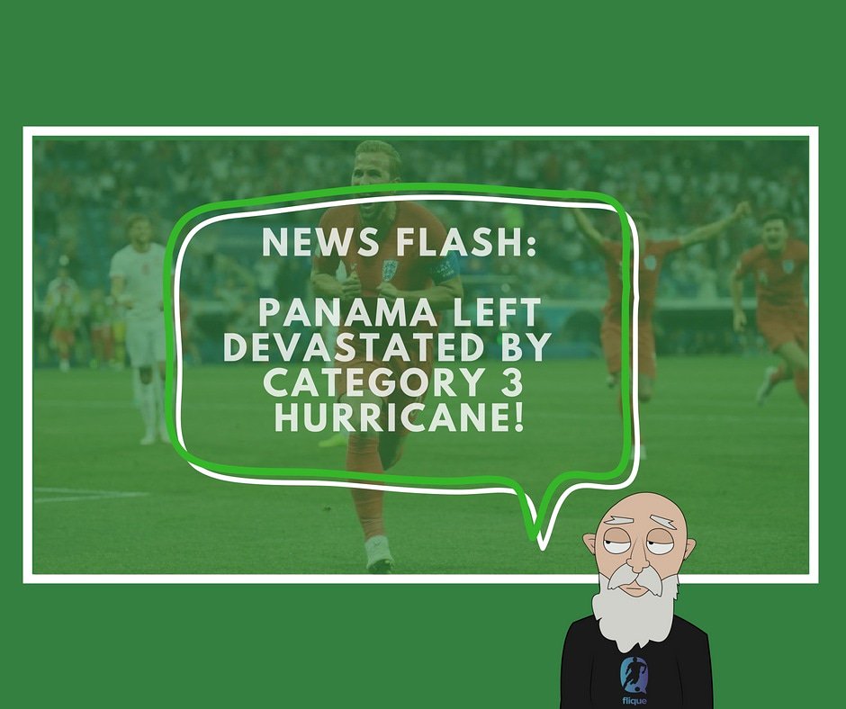 professorflique's tweet photo. The British Royal Navy choked the Panama Canal in today's fixture. Harry Kane turned in an amazing hat-trick ensuring that England walk away with 3 points and a solid 6-1 victory. #KneeJerkReactionsFromAnOldJerk #engpan #worldcup #england #panama #harrykane #hurricane #football https://t.co/BpUyoZITD4