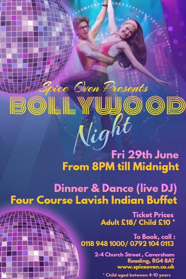 SpiceOven's tweet photo. Don't forget to book your tickets for an unforgettable night. Call us today!! https://t.co/mzE0AkJ5o8
