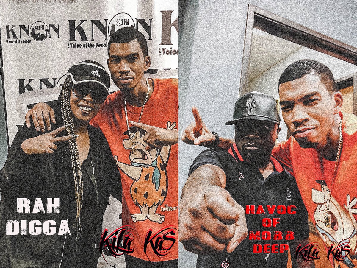 KiLaKaS's tweet photo. Nada but awesomeness here still AMPPED YO!!! @mobbdeephavoc @therealrahdigga ✌🏾✌🏾✌🏾and #SALUTE #MSlago @djezeddied #KDLTV2 #KNON893 #DALLAS #FTWORTH #HIPHOP #REALHIPHOP #legendsneverdie #THEINFAMOUS #MOBDEEP #RIPPRODIGY #DIRTYHARRIET #RAHDIGGA #KILAKAS https://t.co/UFrXqFBkgc