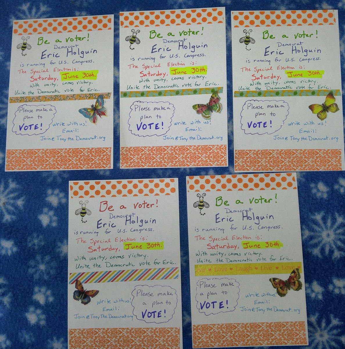buddydusty's tweet photo. My last 5 for #UniteForEric.
By no means have I written the most. I have written so many I feel like I know @EricHolguinTX. The next time you are in the SF Bay Area, you are invited to a backyard grilling.
(The invite extends to all P2V writers.)
#Postcardstovoters https://t.co/ClyQiu4g0b