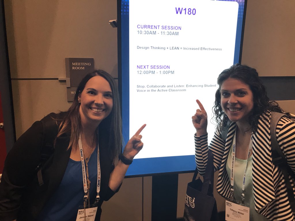 APMillerFPES's tweet photo. Bringing new experiences to collaborative activities engages active processing for students. Presenting @iste was the highest point in my career! Thank you @LexingtonOne and @HEBissell for this opportunity. #ISTE18 #stopcollaborateandlisten #howlaboutit @Jen_Steiner https://t.co/TjNrlhTXXd