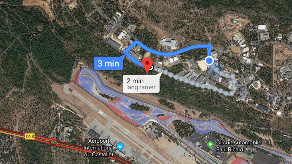 Bashjuh's tweet photo. This traffic is the biggest FU the #FrenchGP could possibly give to the fans. @F1 should not go back to @PaulRicardTrack. We moved 1km in 2 hours. https://t.co/xVb8c66GdK