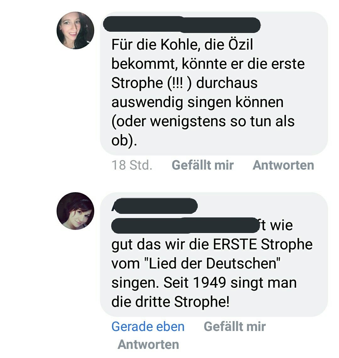 KillerPenny's tweet photo. Der #Özil kann echt wenigstens die erste Strophe der Hymne mitsingen! Faule Sau!!!
#fckHirn #werbrauchtschonHirnzumhetzen #DieMannschaft #alsoecht #isthaltmeineMeinung #Bildungtutweh https://t.co/zY3VvJxaWR