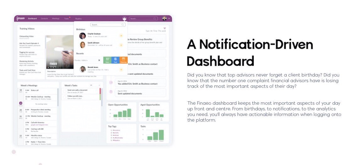 FinaeoHQ's tweet photo. #FinancialAdvisors 

Need a new platform to run your business? Are you ready for a new insurtech platform that notifies you and ensures the most important information you need to remember is front and center! 

#JOINWAITINGLIST

https://t.co/VR7doTMEhJ 

#CRM #InsurtechPlatform https://t.co/ZBiOaJ0Np5