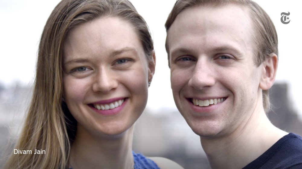 NY Times Weddings on Twitter "Emi Nietfeld and Byron Hood met in 2014