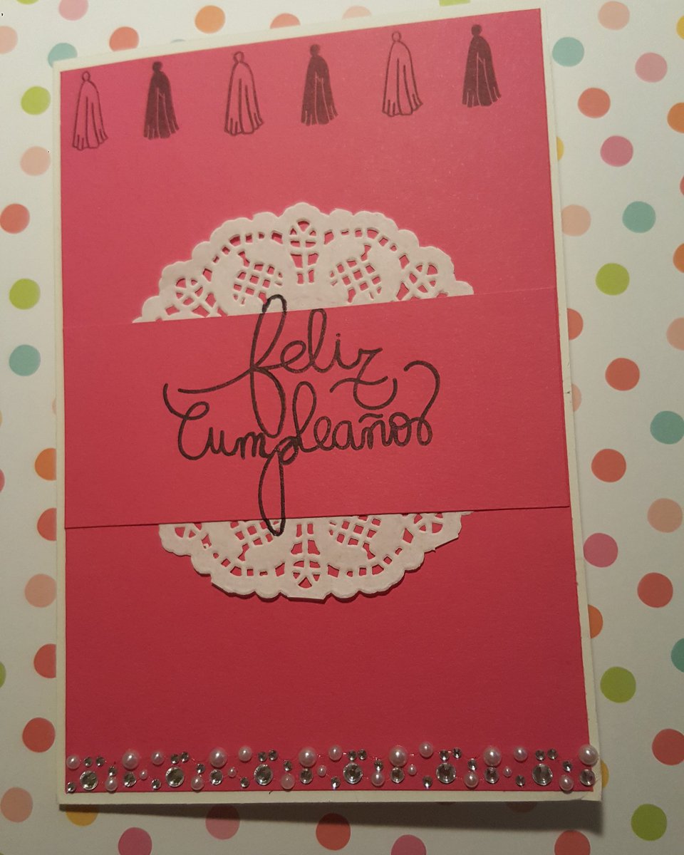 Rocio Ig Tarjeta De Cumpleanos Birthday Card Carte Anniversaire Scrapbooking Manualidades Papercrafting Artisanat Stamping Lorabailora Diy Hechoamano Faitmain Tarjetas Cards Cartes Tarjeteria Cardmaking Greetingcard