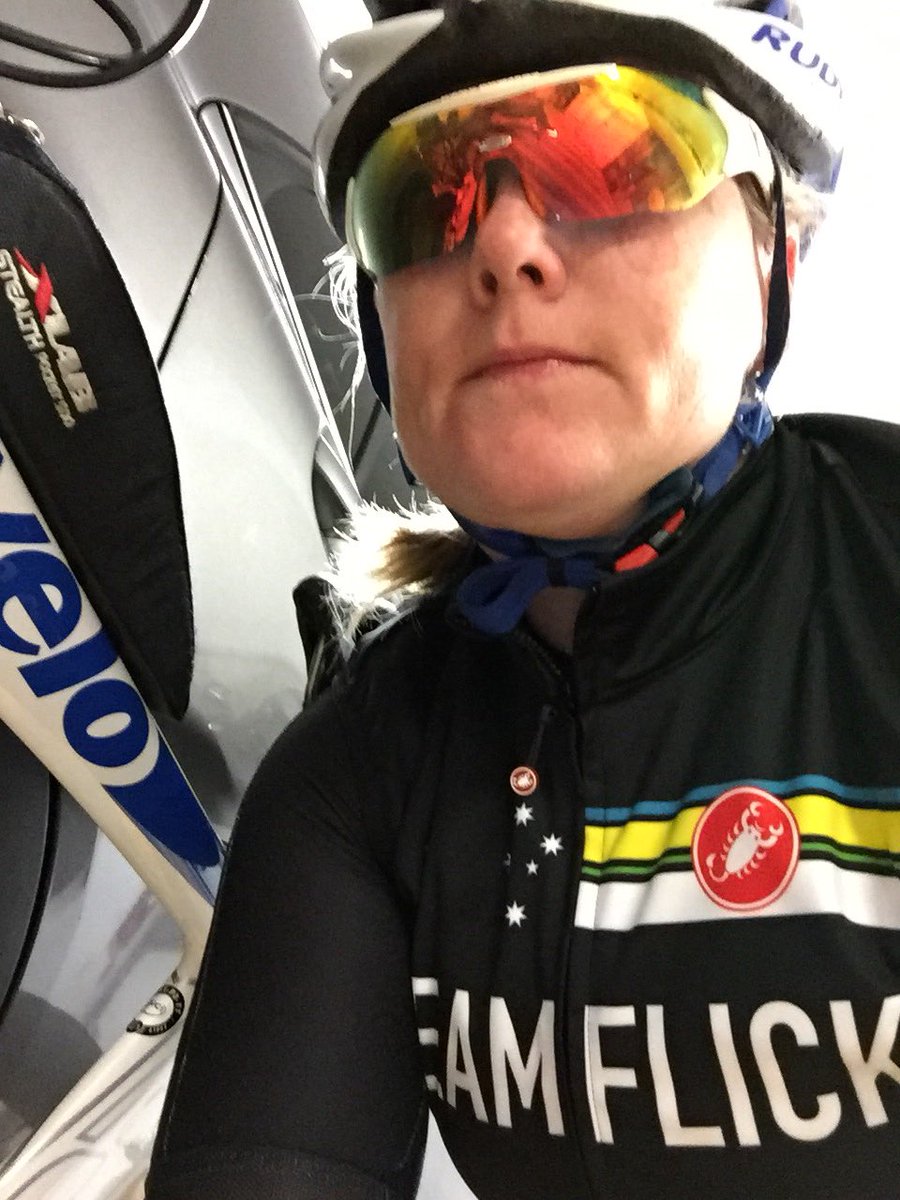 perkinl's tweet photo. Who else was up before dawn to race this am? #TeamFlick #DoSomethingEpic https://t.co/jAK6MZGGxa