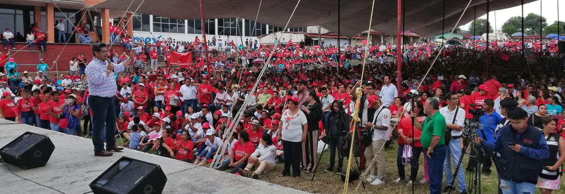 PRIdePUEBLA's tweet photo. #CambioSeguro | @Javier_CasiqueZ: Veo un @PRIdePUEBLA unido y fortalecido. El compromiso de las y los candidatos del PRI es de trabajo, trabajo en beneficio de la gente, no les vamos a fallar. https://t.co/jlvbo2Bm0Z