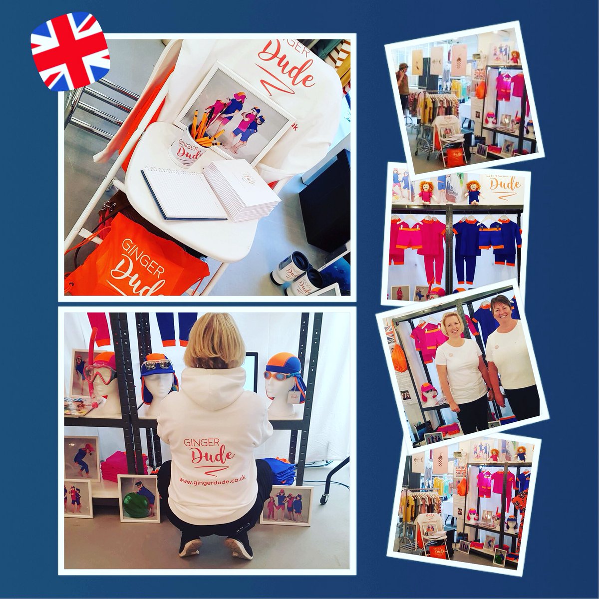 GingerDudeUK's tweet photo. Great first day @DottoDotlondon #gingerdude #madeingreatbritain #kidsbeachwear #sunprotection #sunprotectionforkids #beach #protectionfromthesun #kidsswimwear #kidsbeachswimwear #sunsafe #protectyourskin @littlelondonmagazine #littlelondonmagazine https://t.co/giUZkjNSok