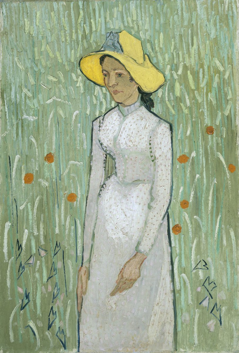 Vincent #Vangogh 🎨
Girl in White 
<a href="/vvgcabras/">Giovanni Cabras</a> <a href="/bgv_online/">Dr. Klaus Herdepe</a>